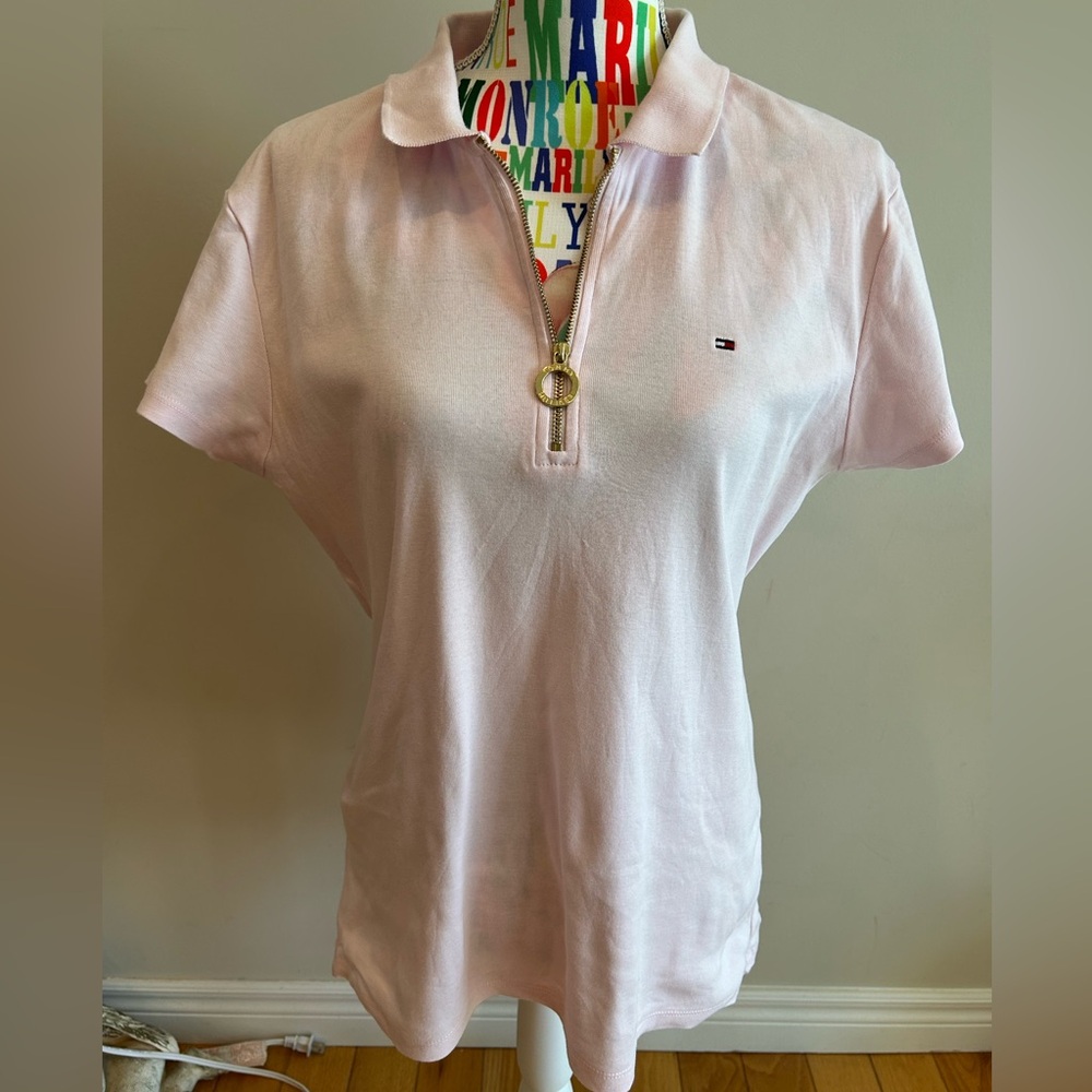 Tommy Hilfiger Light Pink Short Sleeve Polo